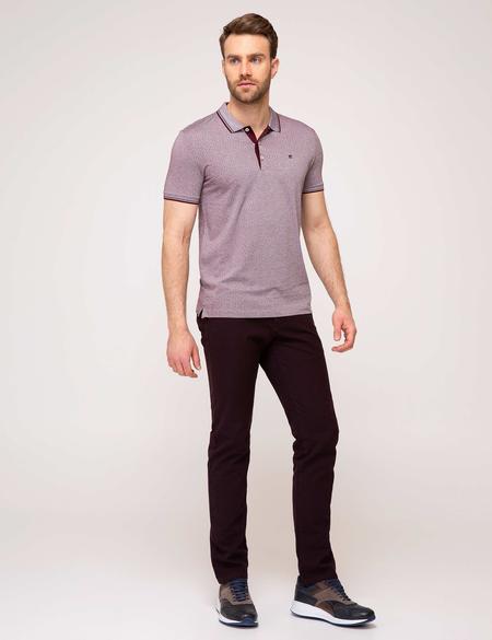 Bordo Slim Fit Tişört - 50186438023