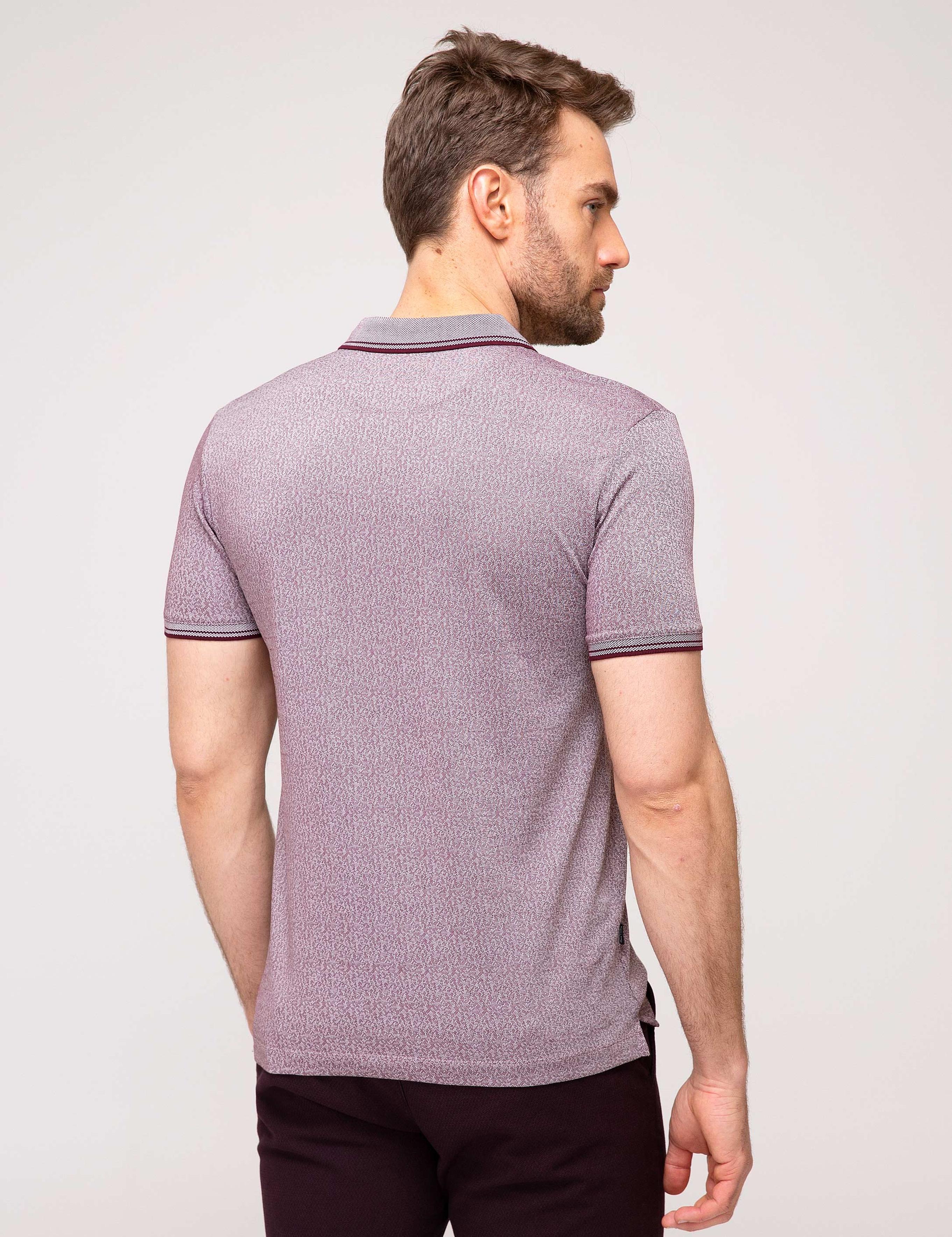 Bordo Slim Fit Tişört