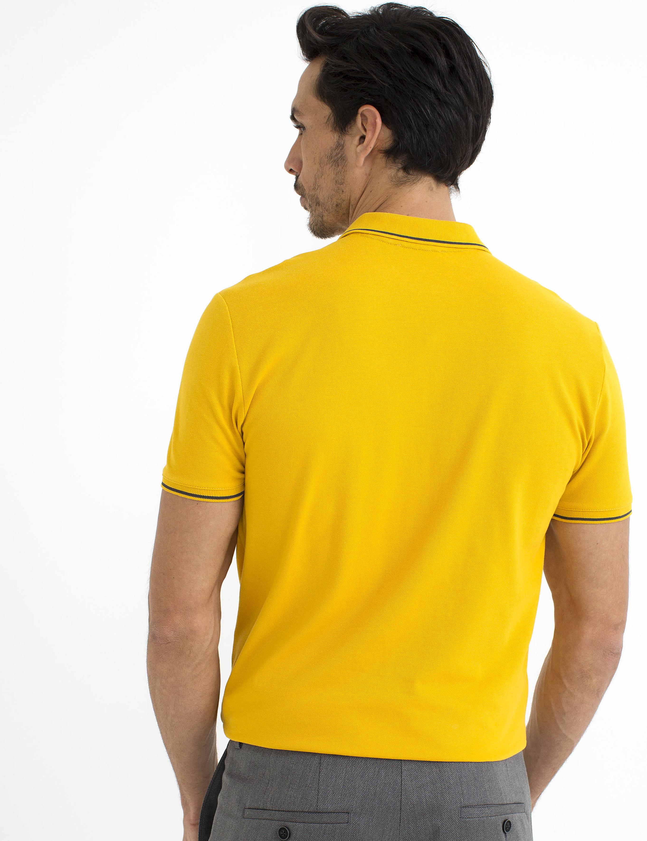 Sarı Slim Fit T-Shirt