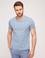 İndigo Slim Fit V Yaka T-Shirt