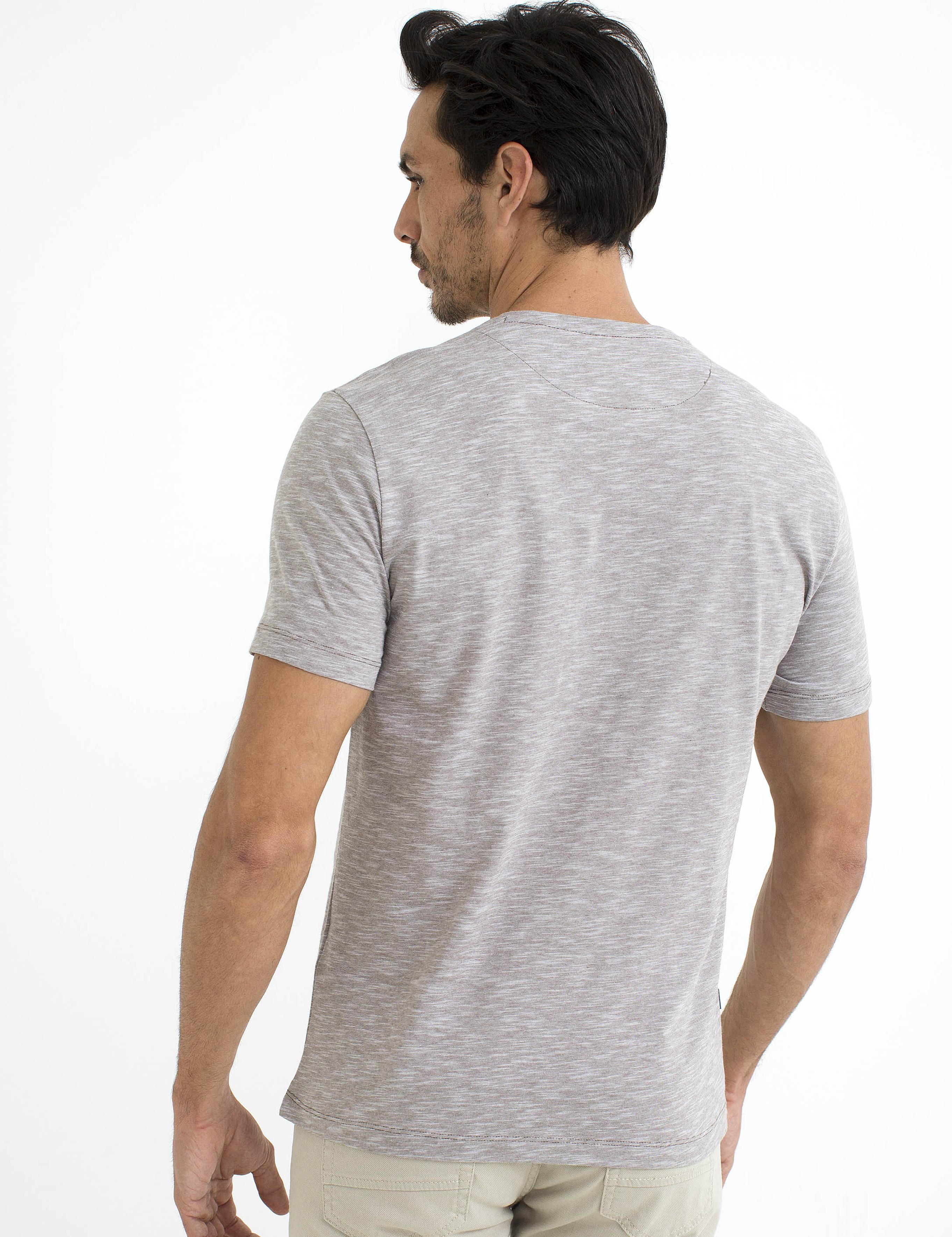 Vizon Slim Fit V Yaka T-Shirt