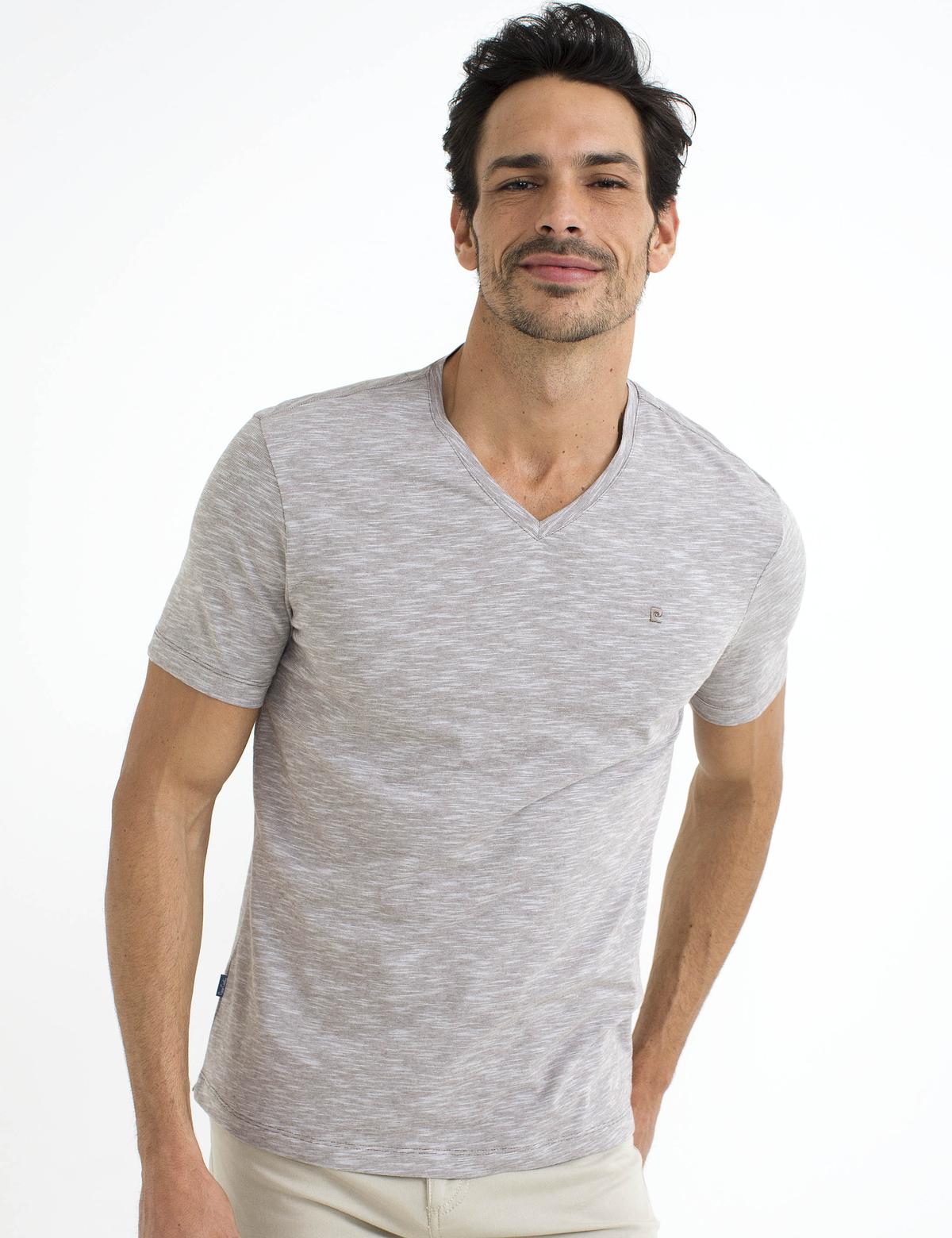 Vizon Slim Fit V Yaka T-Shirt