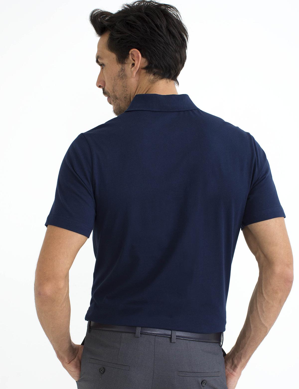 Lacivert Regular Fit Polo Yaka T-Shirt - 50188639028