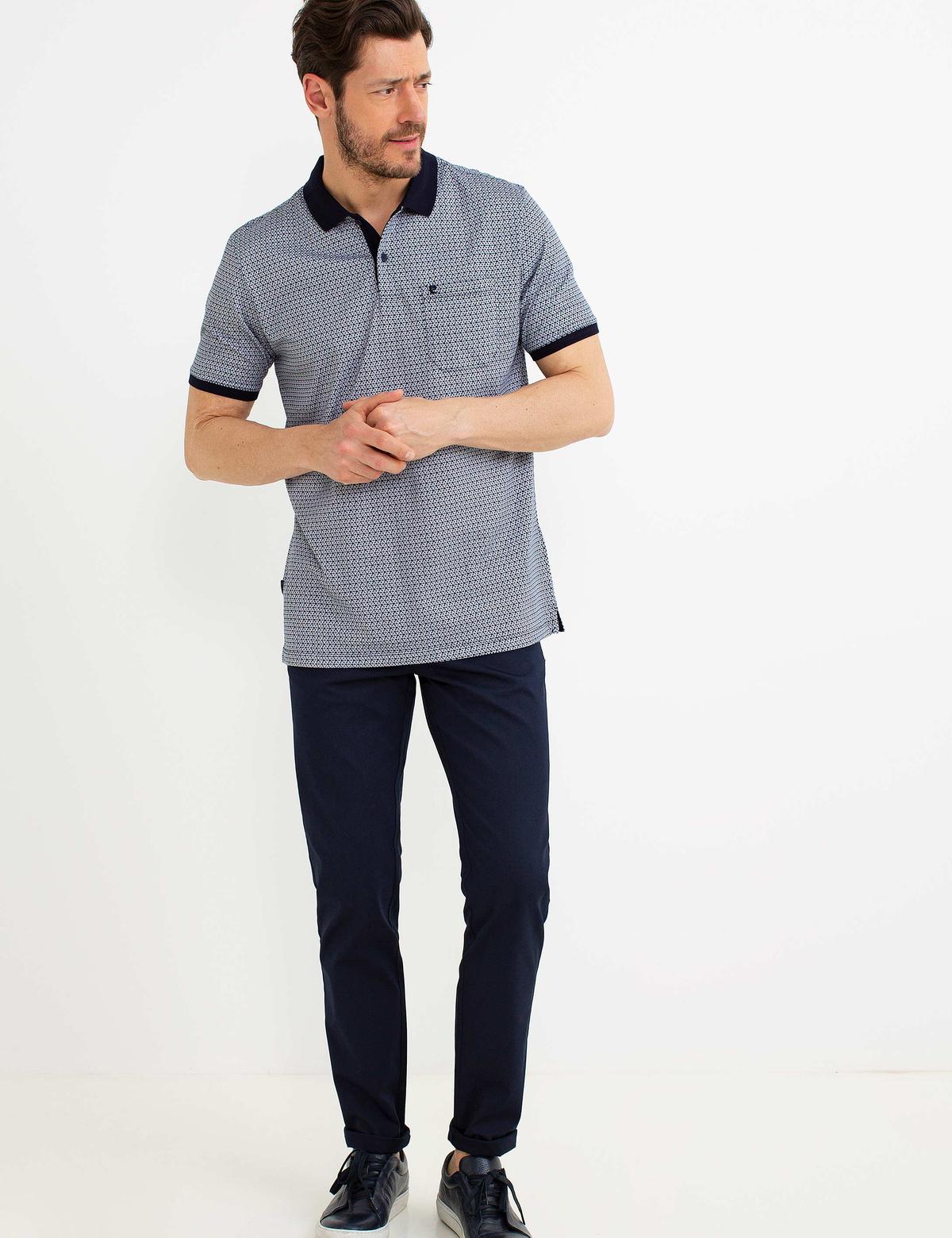 Lacivert Regular Fit Polo Yaka T-Shirt - 50189491010