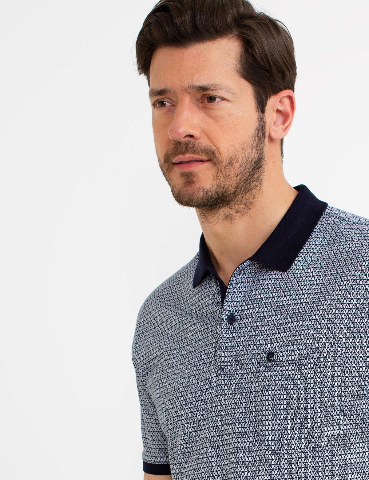 Lacivert Regular Fit Polo Yaka T-Shirt