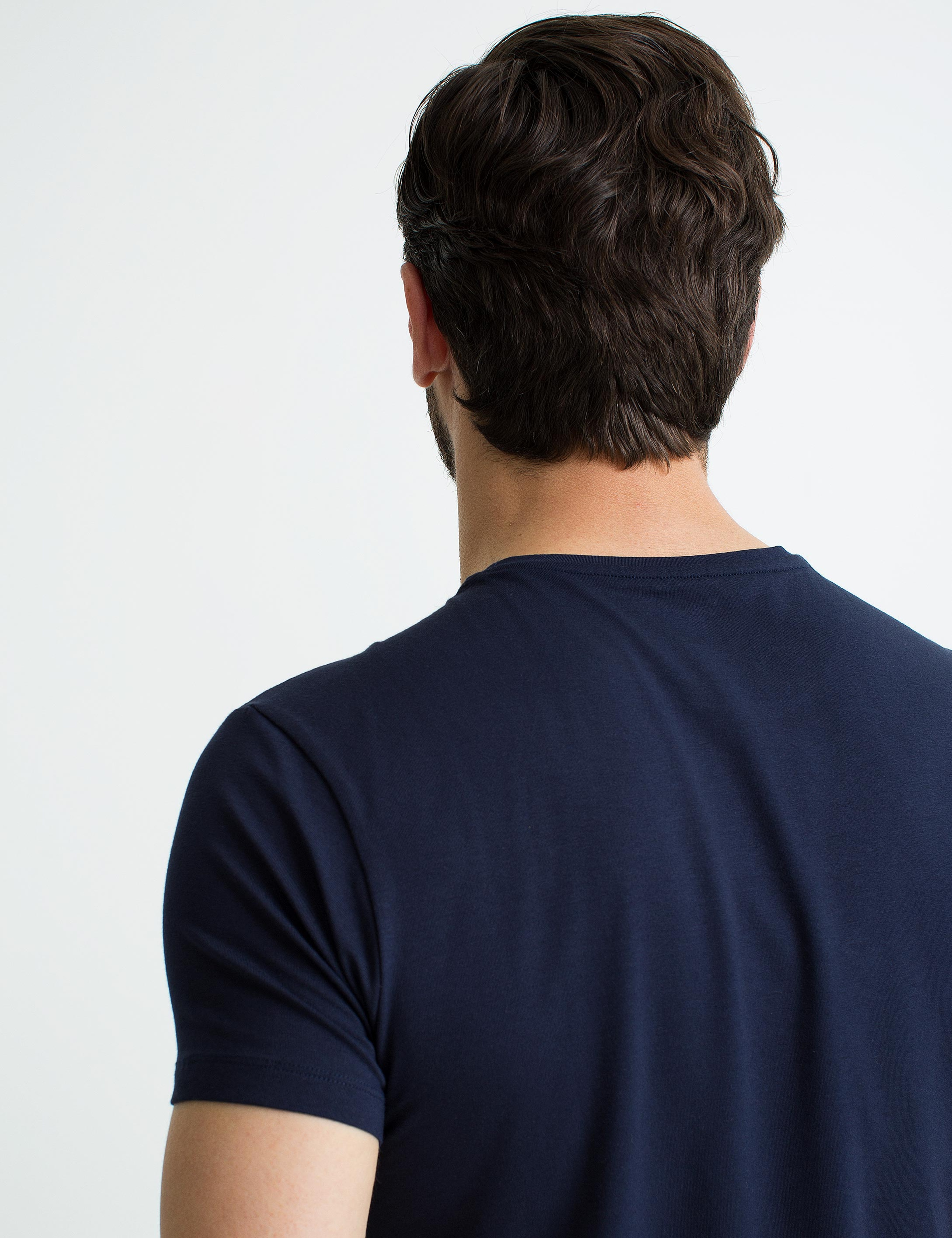 Lacivert Ex. Slim Fit T-Shirt - Image 3