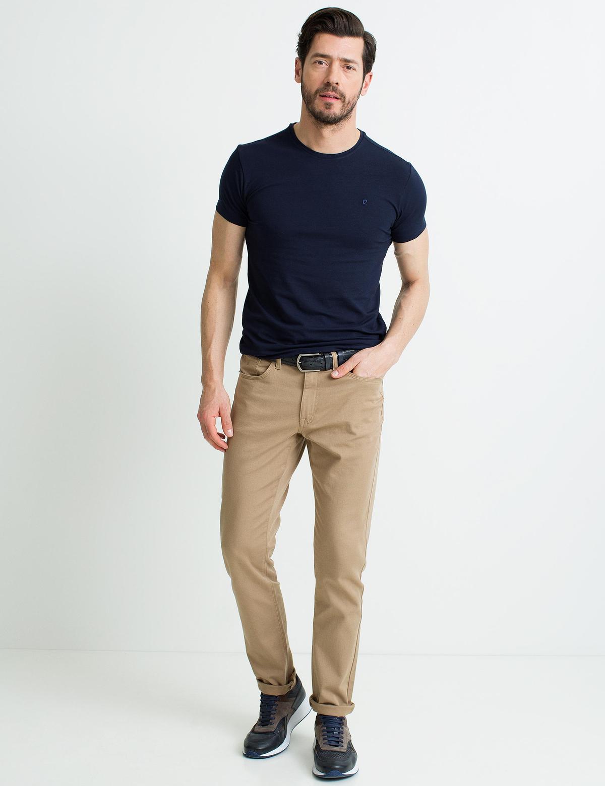 Lacivert Ex. Slim Fit T-Shirt - 50192736019