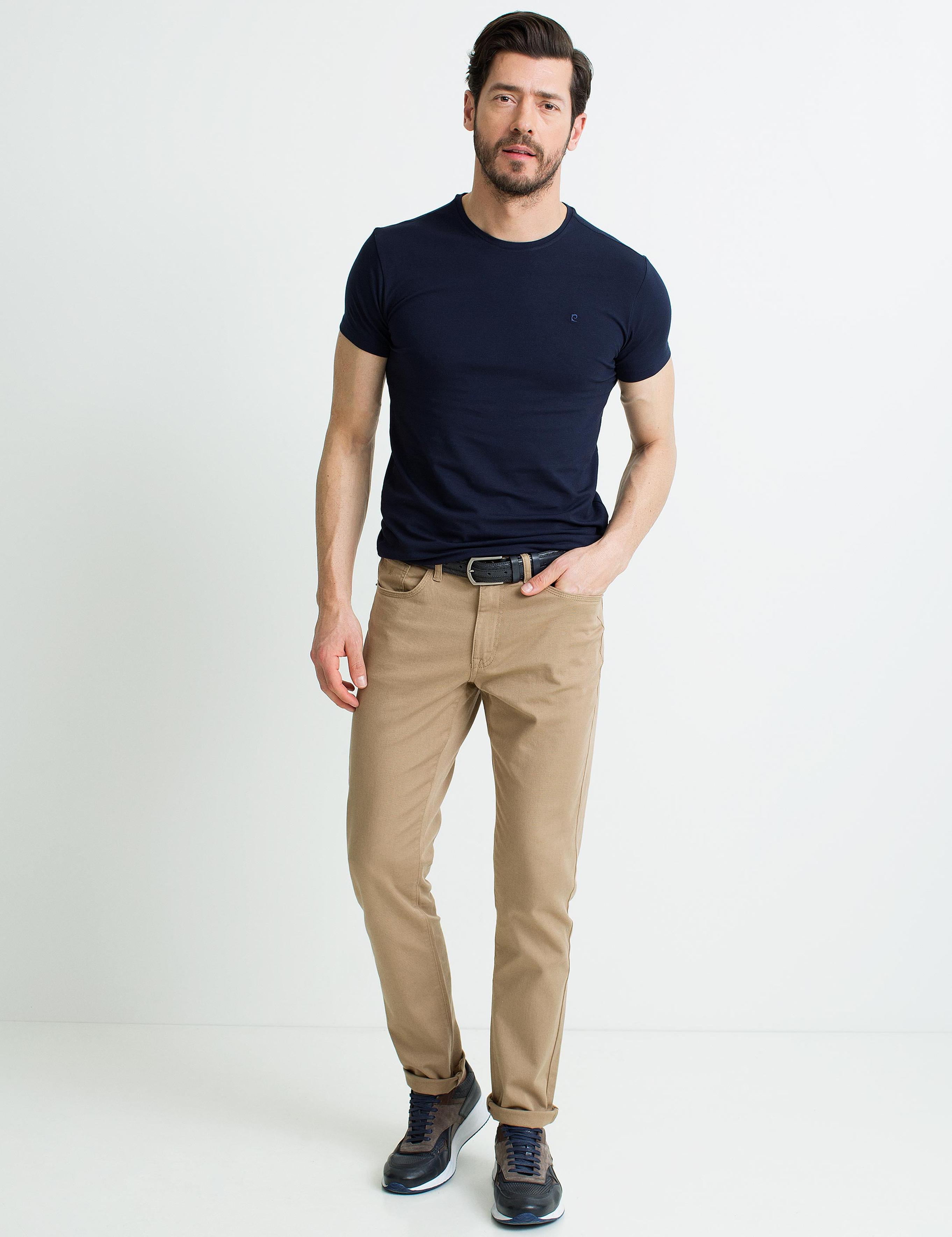 Lacivert Ex. Slim Fit T-Shirt