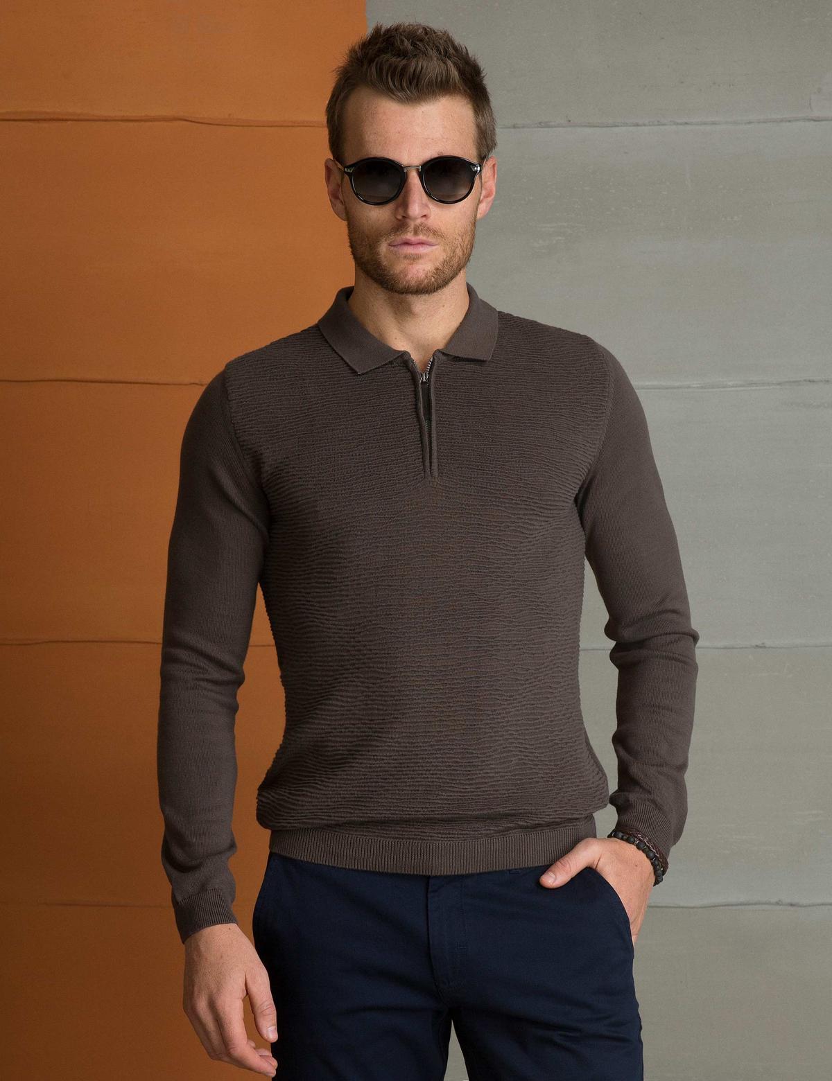 Vizon Slim Fit Triko Kazak - 50193399034