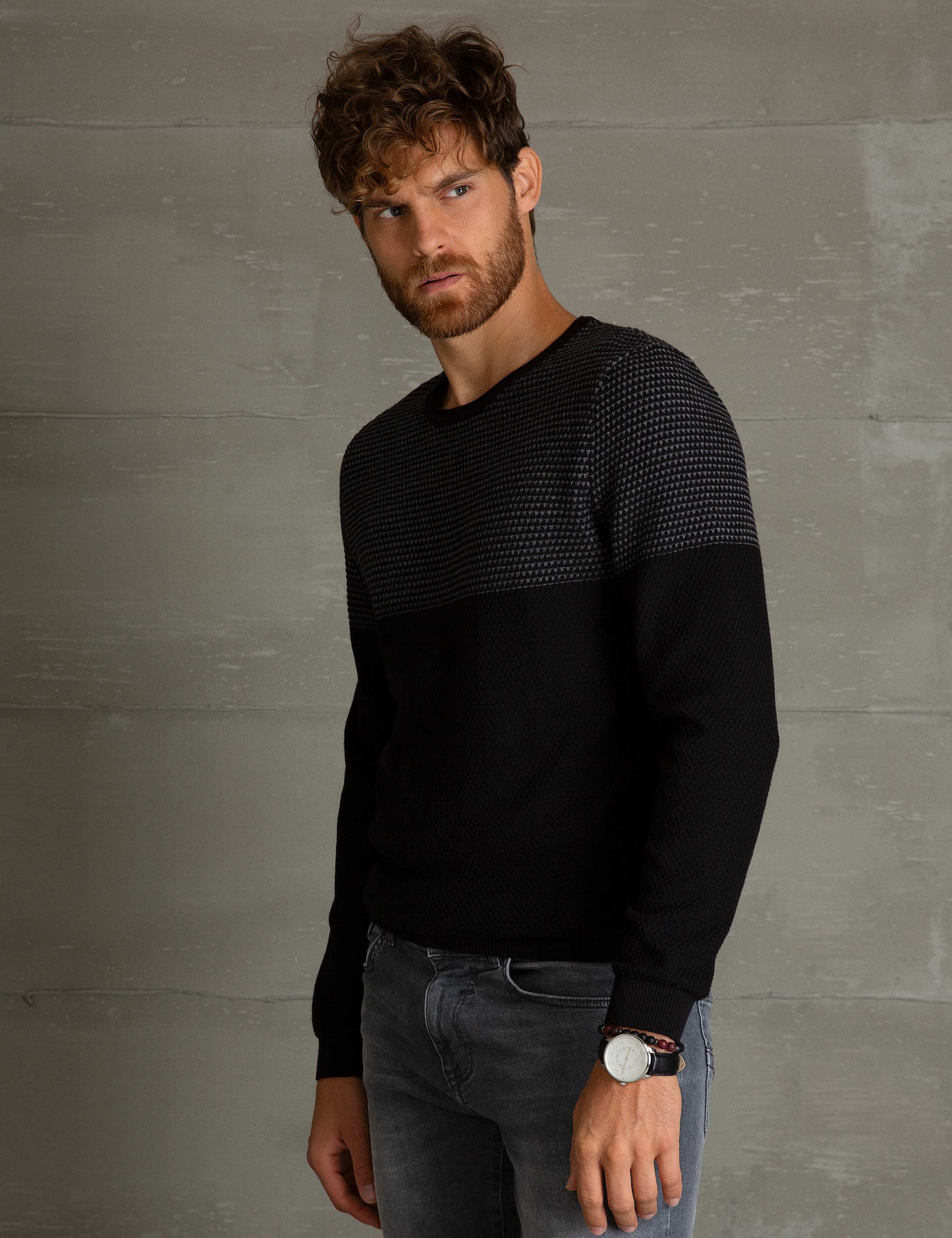 Siyah Slim Fit Gömlek - Image 3