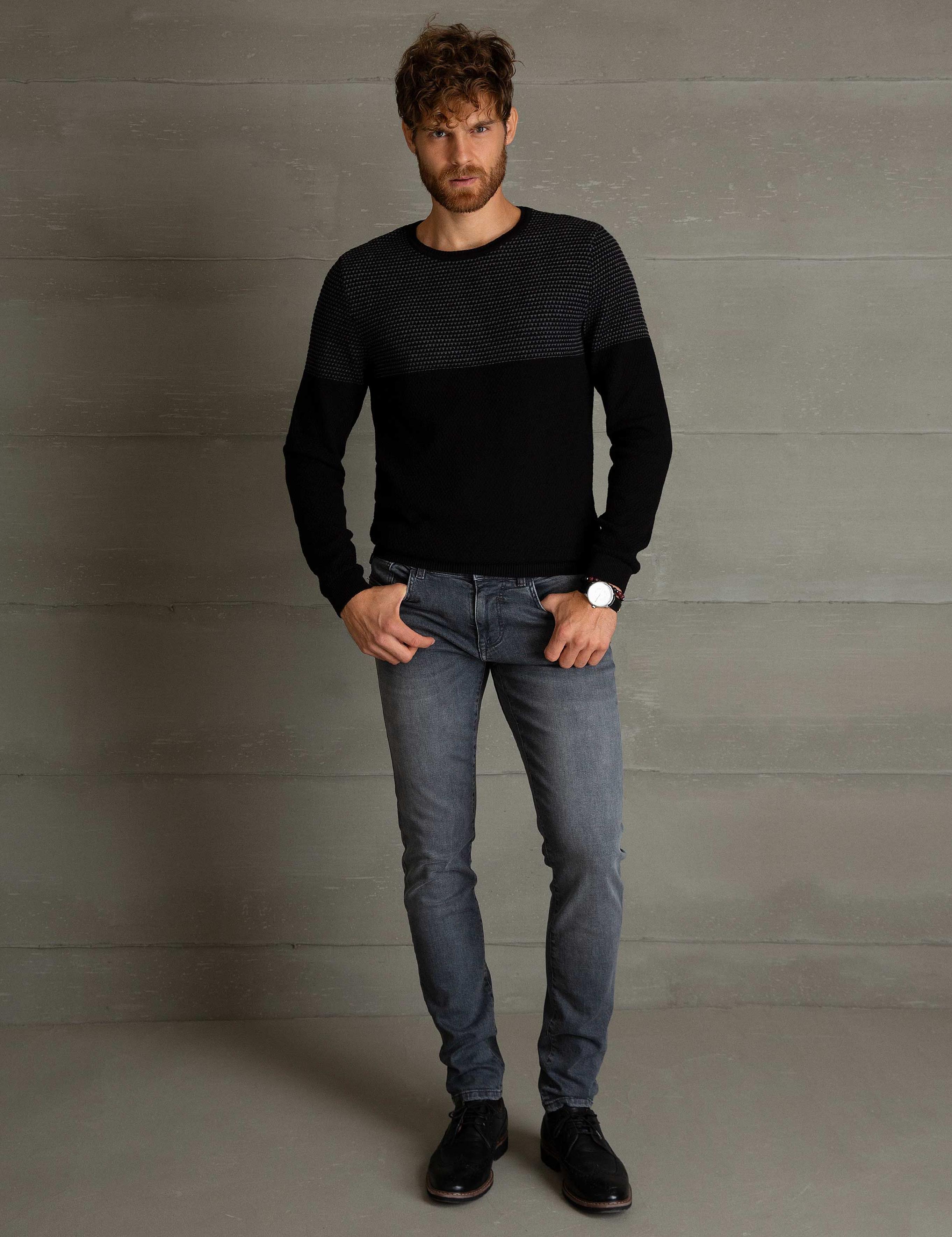 Siyah Slim Fit Gömlek