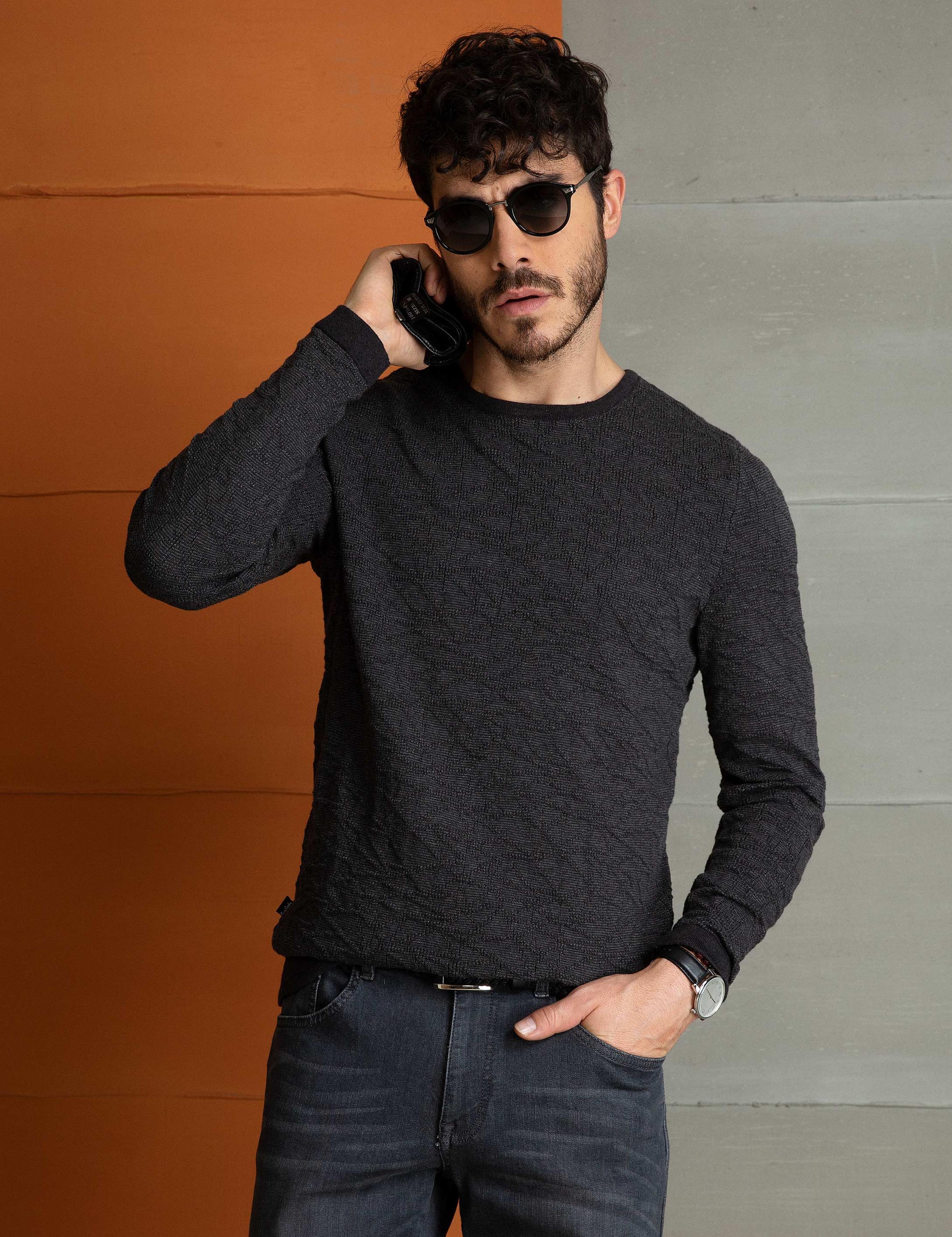 Füme Slim Fit Triko Kazak