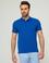Saks Mavi Slim Fit Polo Yaka Basic T-Shirt