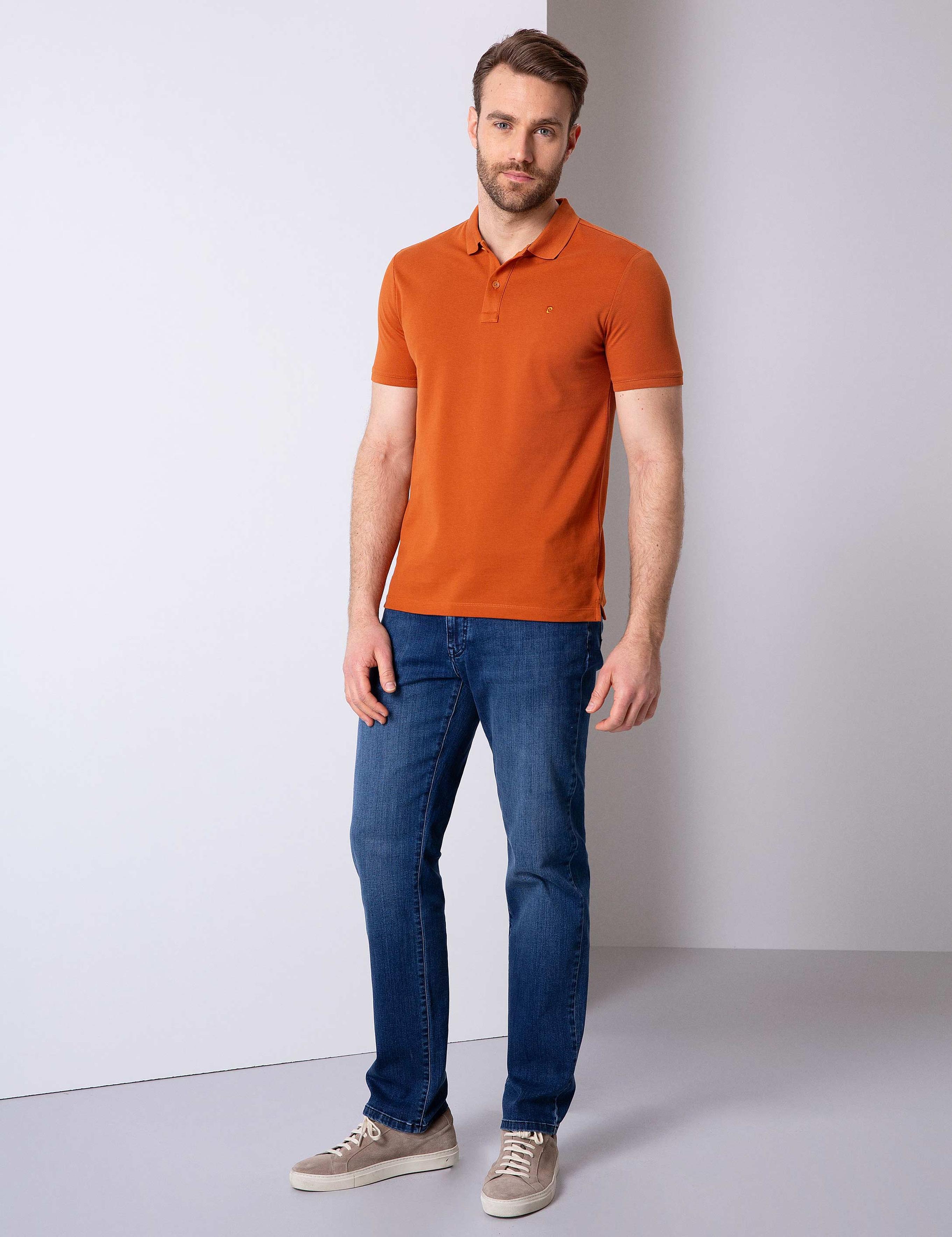 Pas Slim Fit Basic Polo Yaka T-Shirt