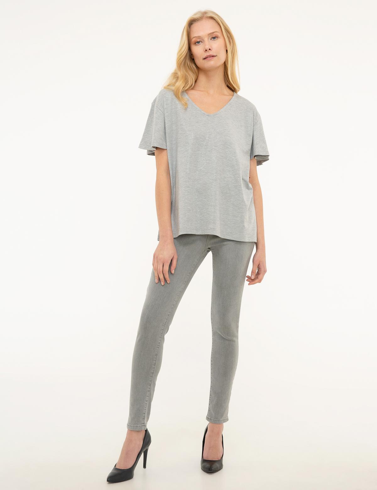 Açık Gri Tişört - 50200728011