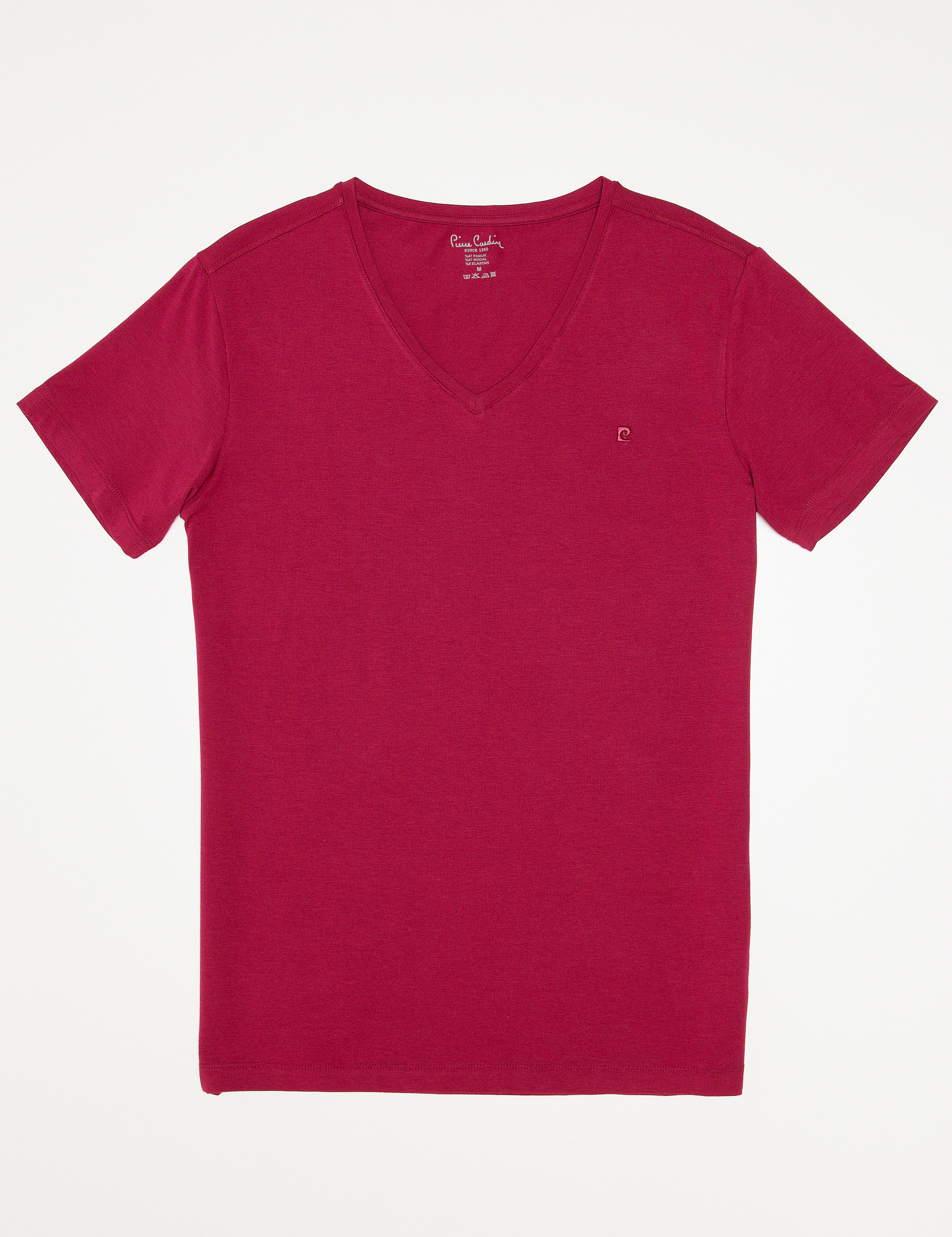 Fuşya Slim Fit Tişört