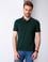 Koyu Yeşil Slim Fit Basic Polo Yaka T-Shirt