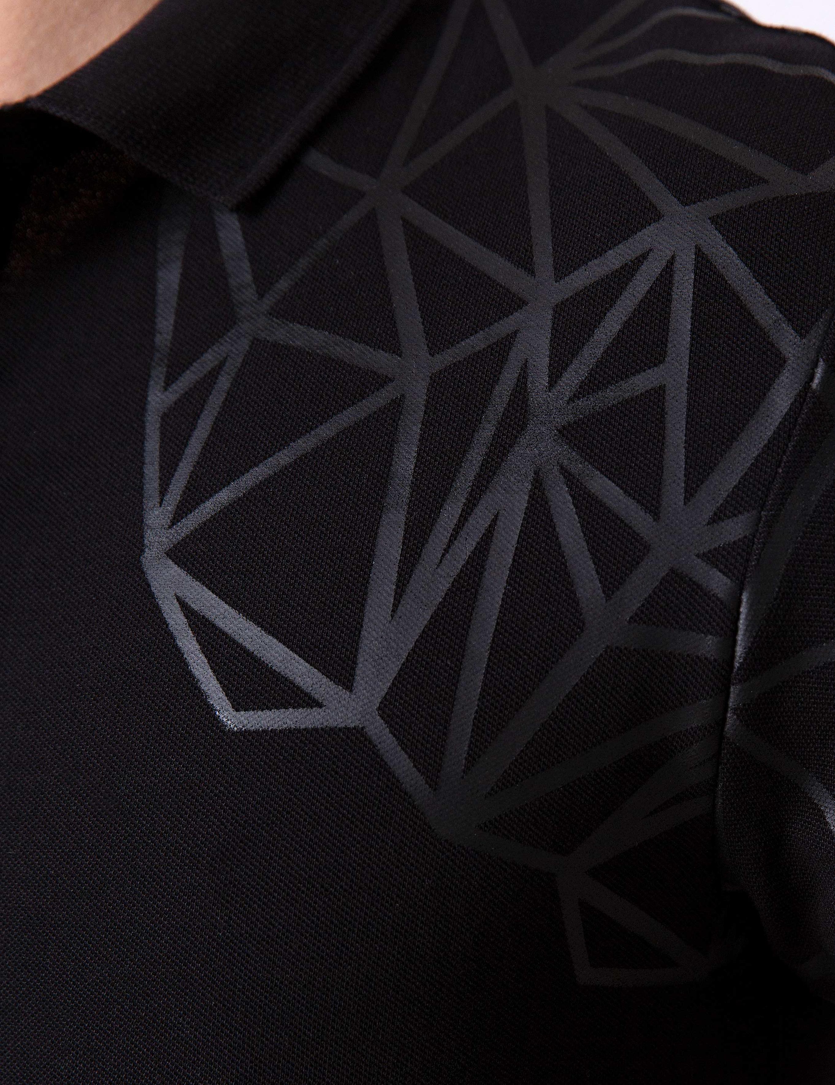 Siyah Slim Fit Polo Yaka T-Shirt