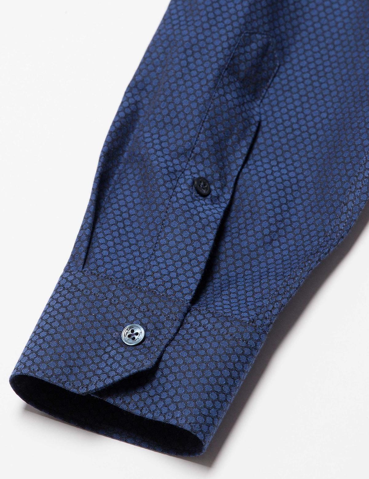 LACIVERT GOMLEK UZUNKOL - 50179005029