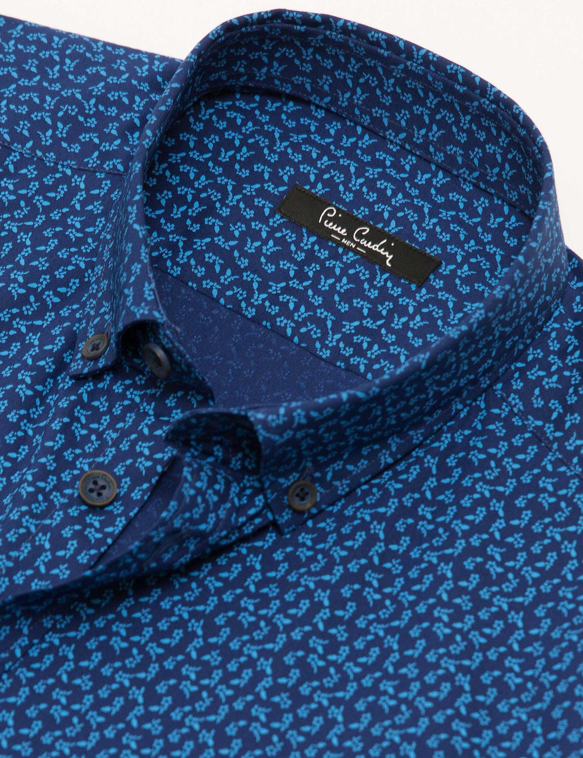 LACIVERT GOMLEK UZUNKOL - 50185691006