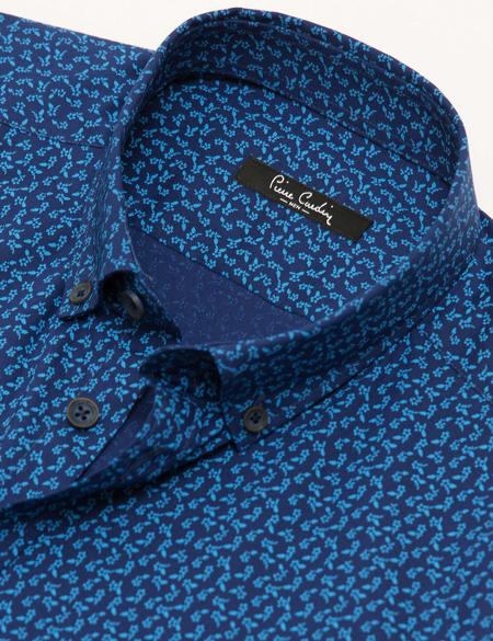 LACIVERT GOMLEK UZUNKOL - 50185691006