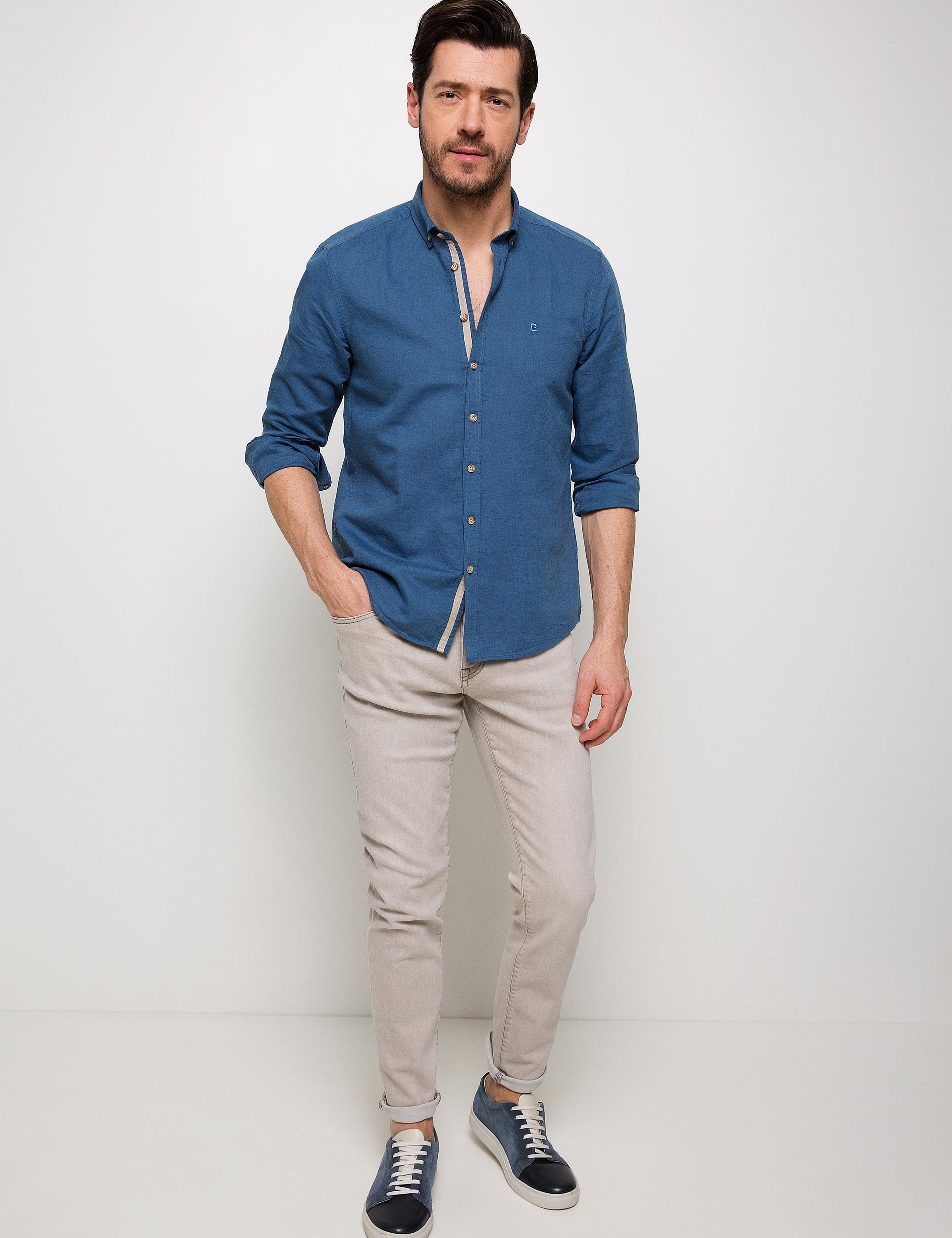 İndigo Slim Fit Gömlek - Image 2