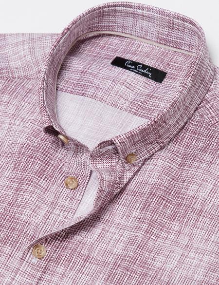 Bordo Slim Fit Gömlek - 50186206025