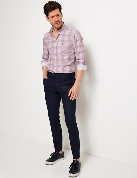Bordo Slim Fit Gömlek - 50186206025