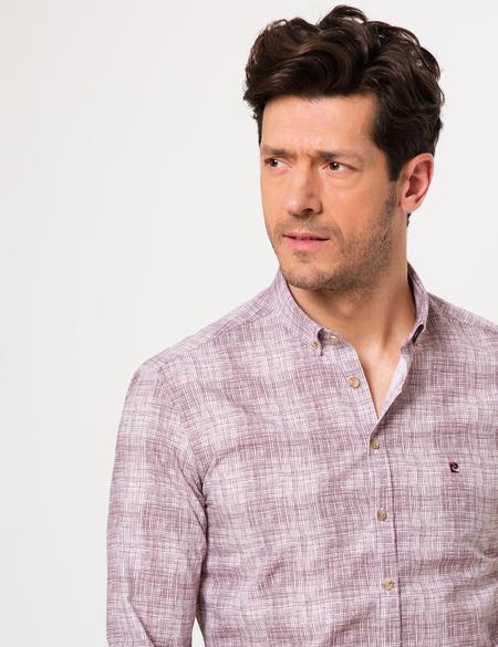 Bordo Slim Fit Gömlek - 50186206025