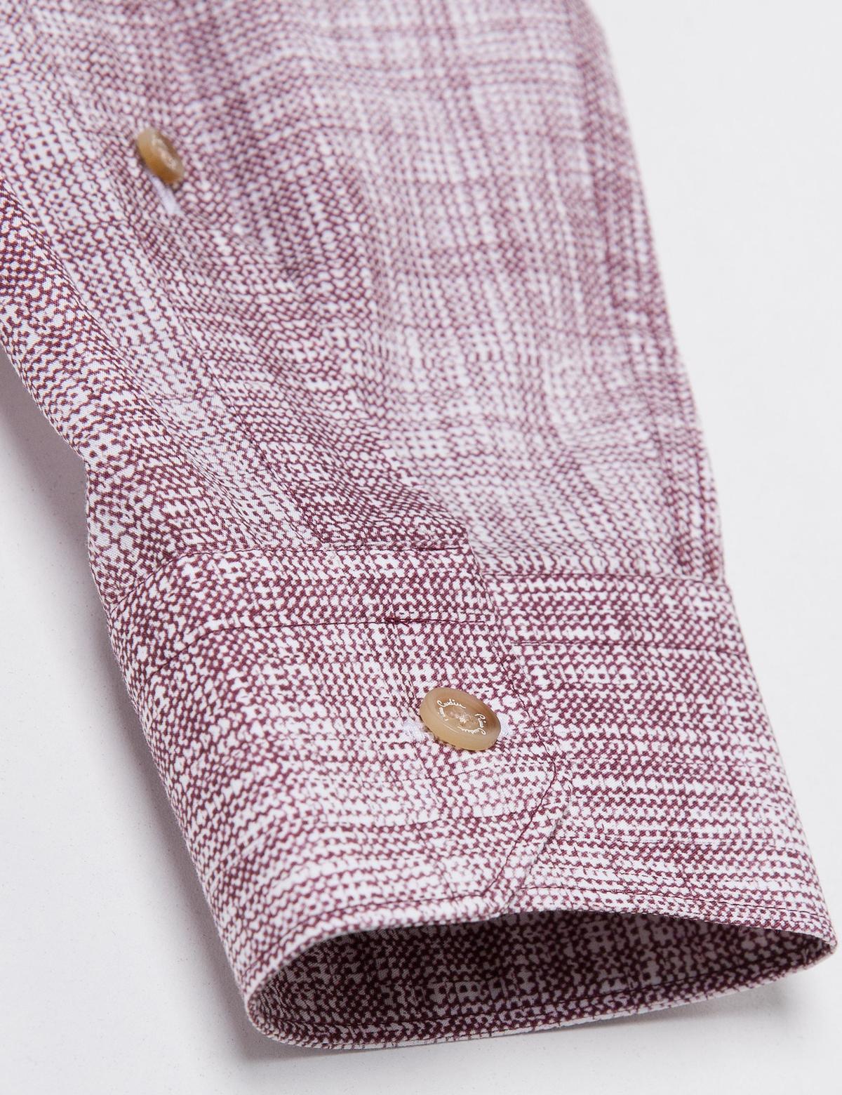 Bordo Slim Fit Gömlek - 50186206025