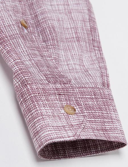 Bordo Slim Fit Gömlek - 50186206025