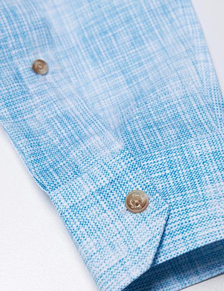 Açık Mavi Slim Fit Gömlek - 50186206037