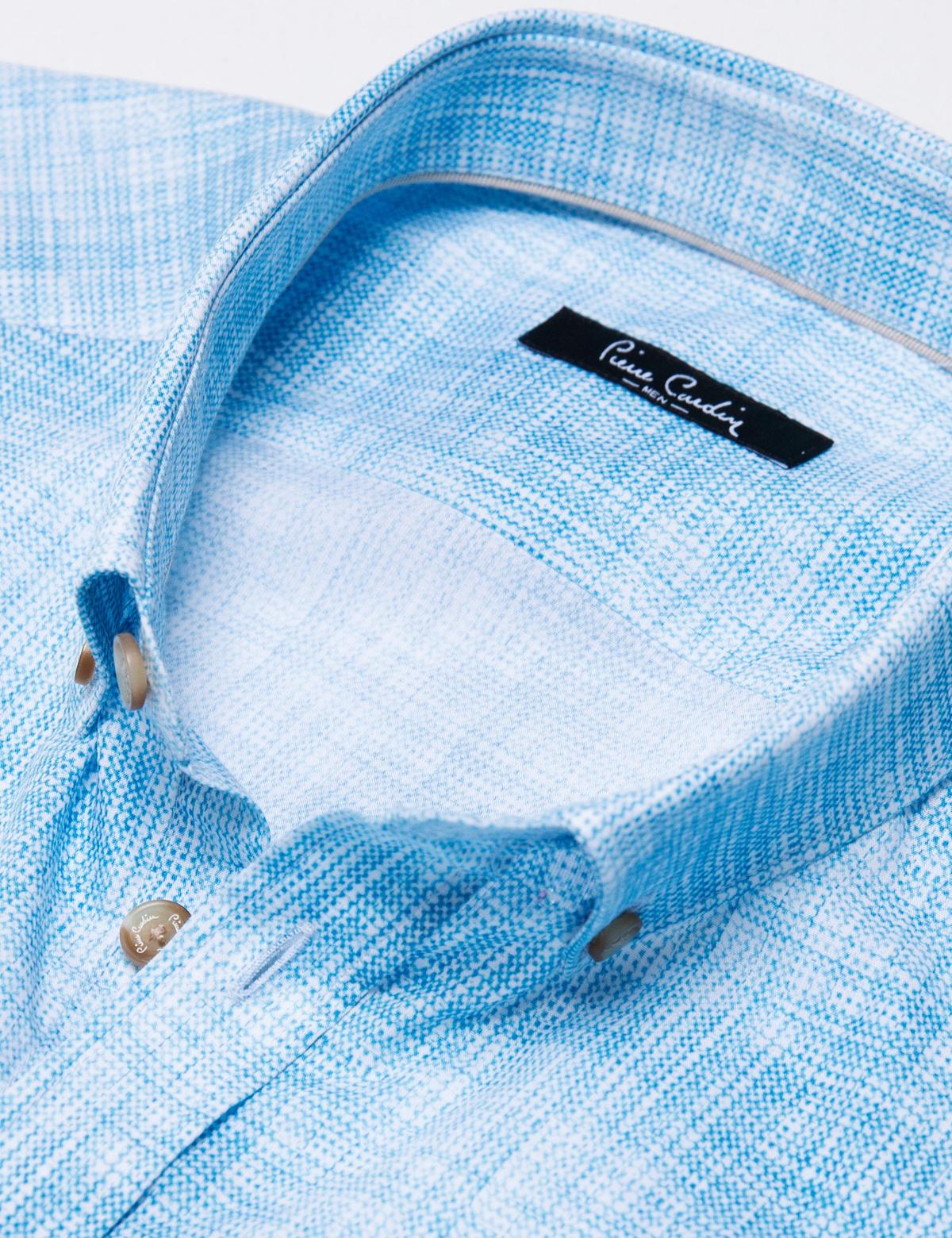 Açık Mavi Slim Fit Gömlek - 50186206037