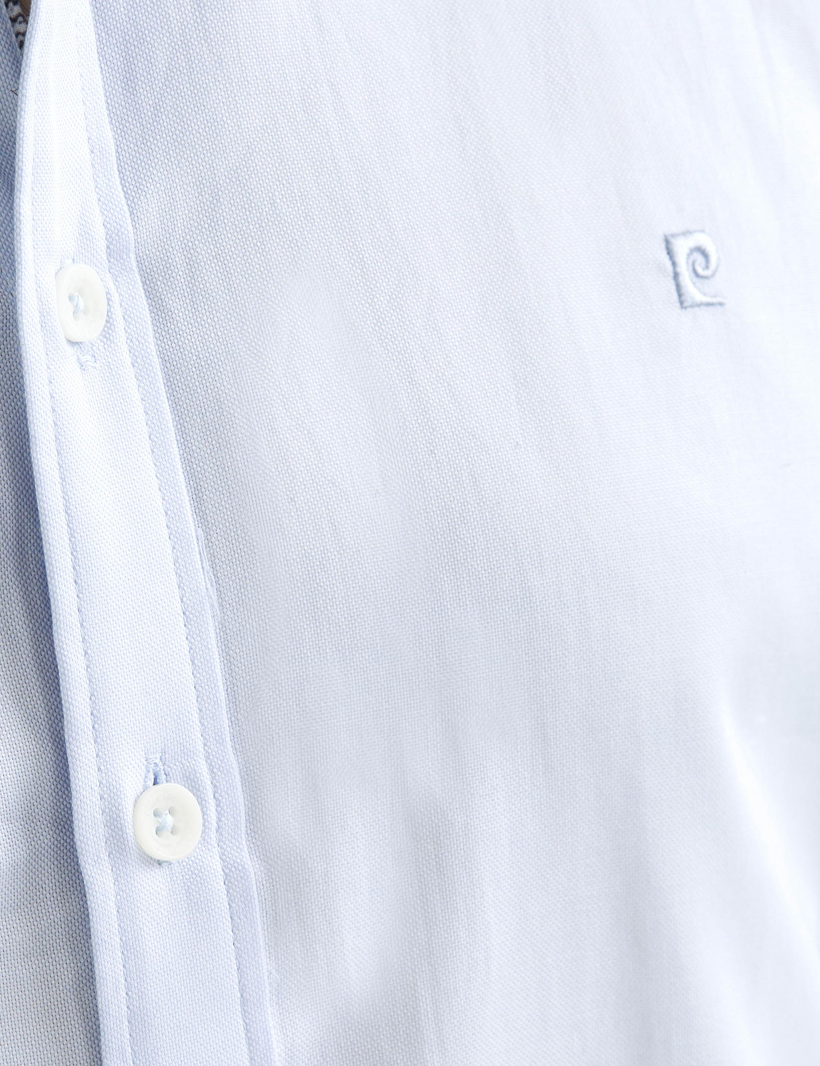 Açık Mavi Slim Fit Kısa Kollu Gömlek