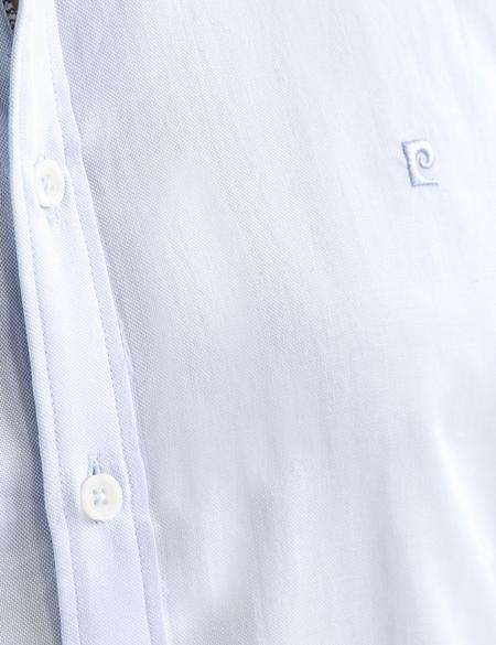 Açık Mavi Slim Fit Kısa Kollu Gömlek - 50186963029