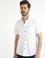 Beyaz Regular Fit Kısa Kollu Gömlek