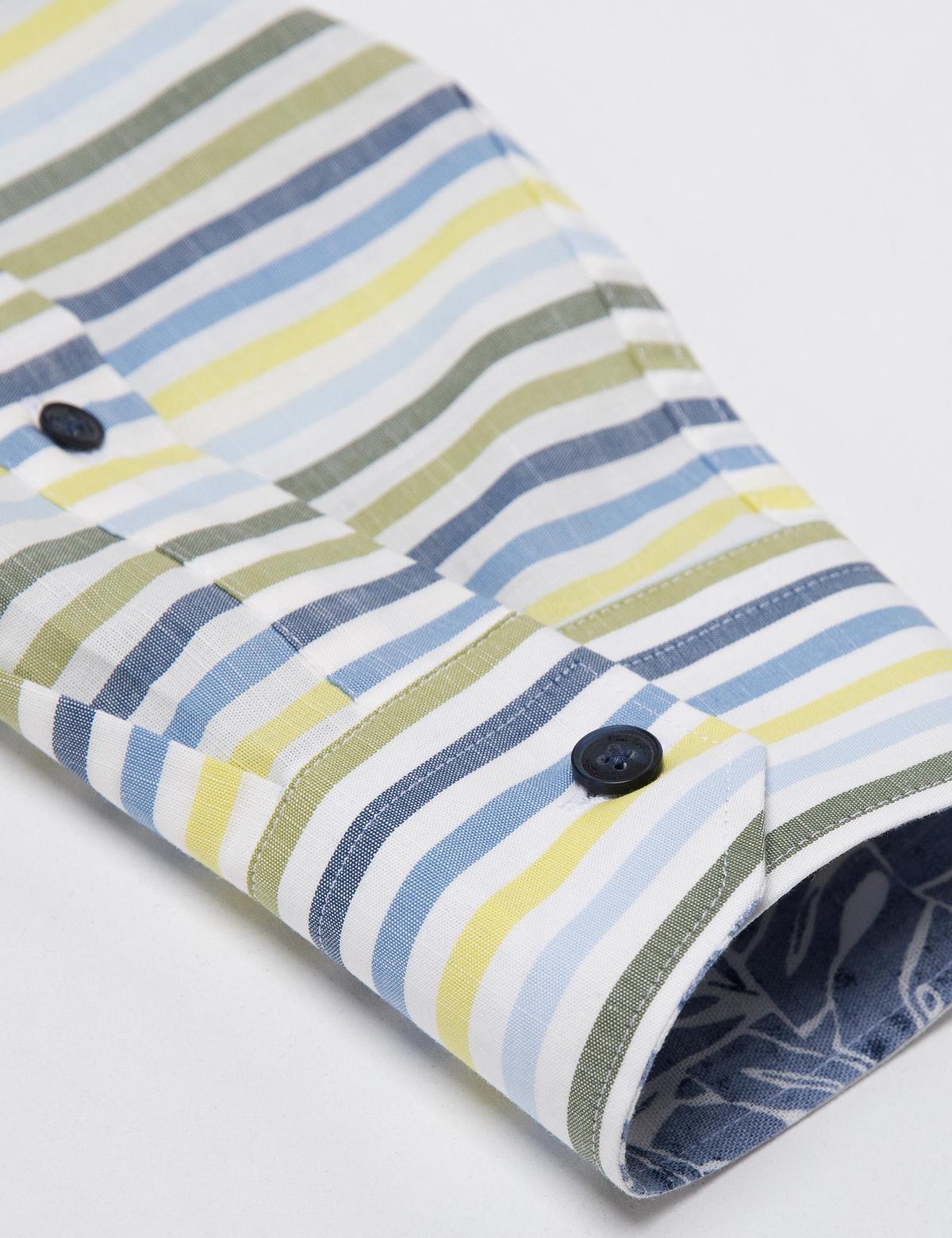 Haki Slim Fit Gömlek - 50187541001