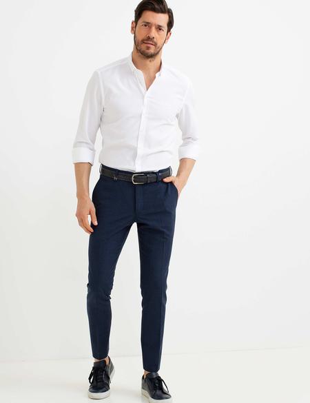 Beyaz Slim Fit Gömlek - 50187705009