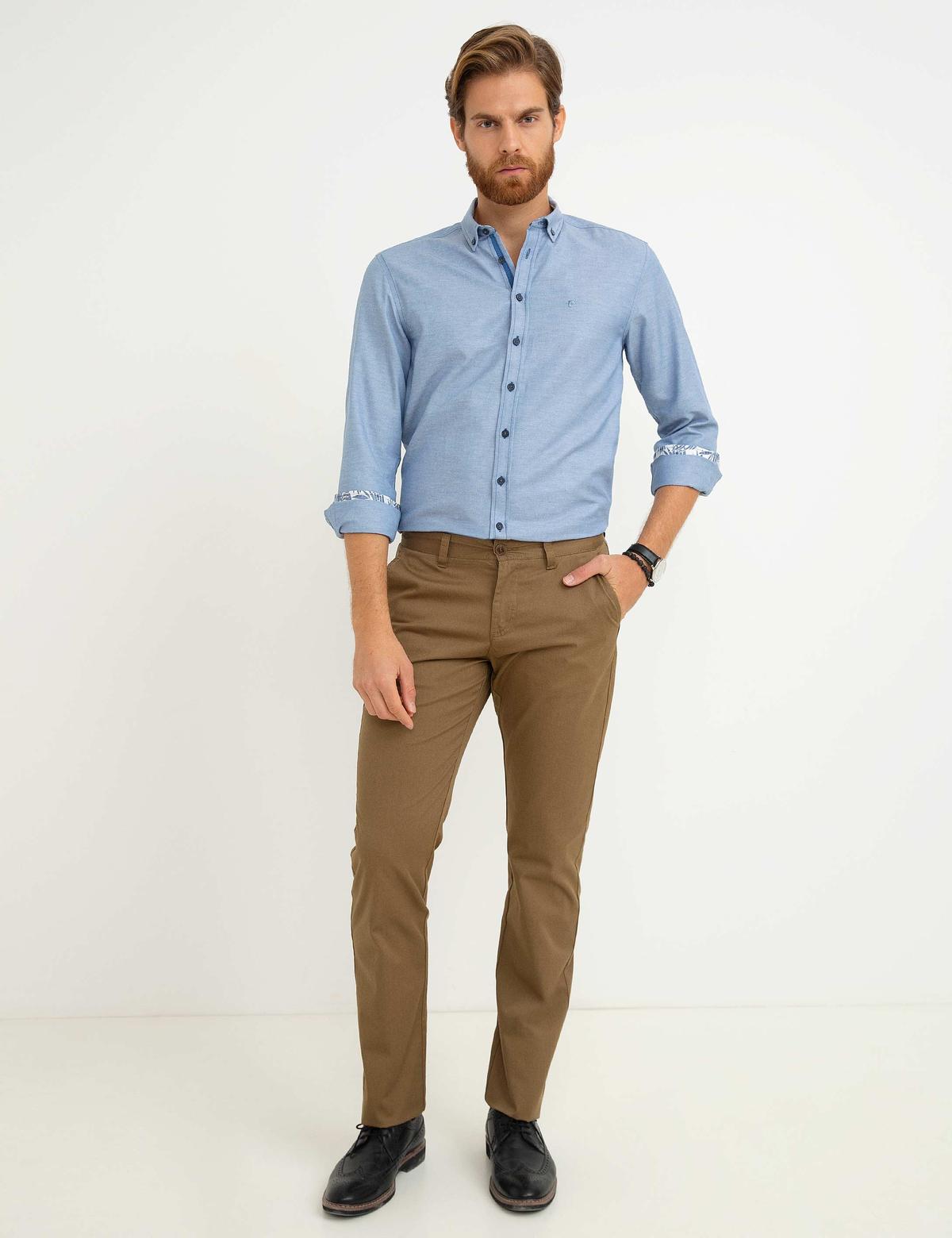 İndigo Slim Fit Gömlek