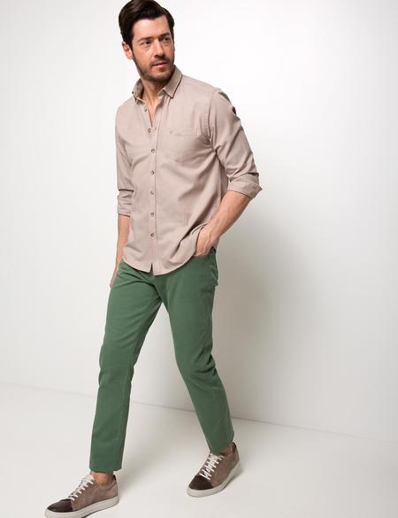 Bej Regular Fit Gömlek - 50188505042