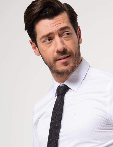 Beyaz Slim Fit Gömlek - 50189436001