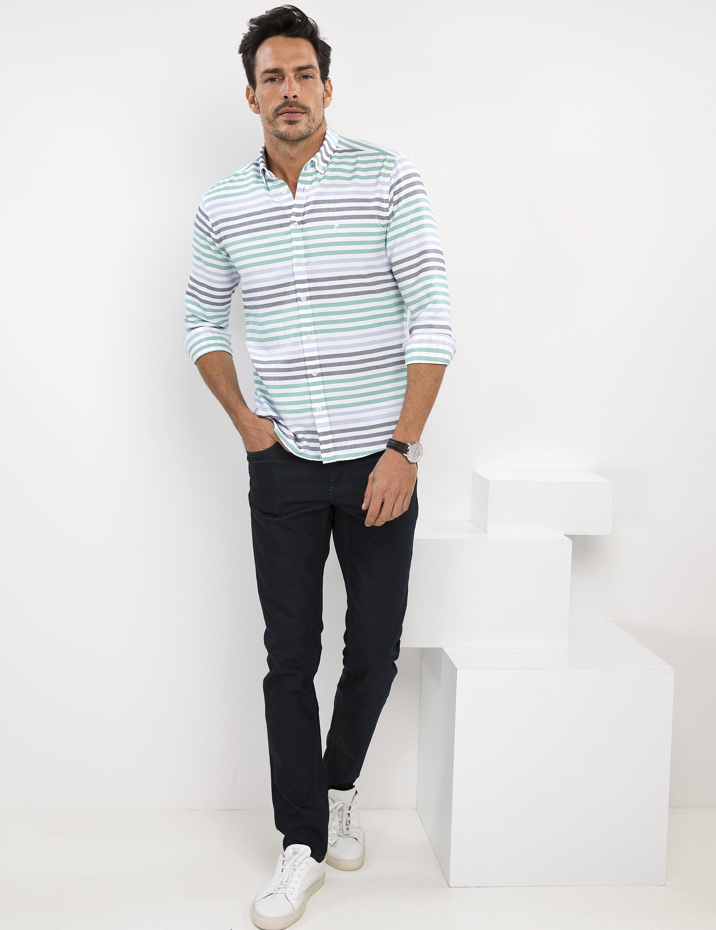 Yeşil Slim Fit Gömlek