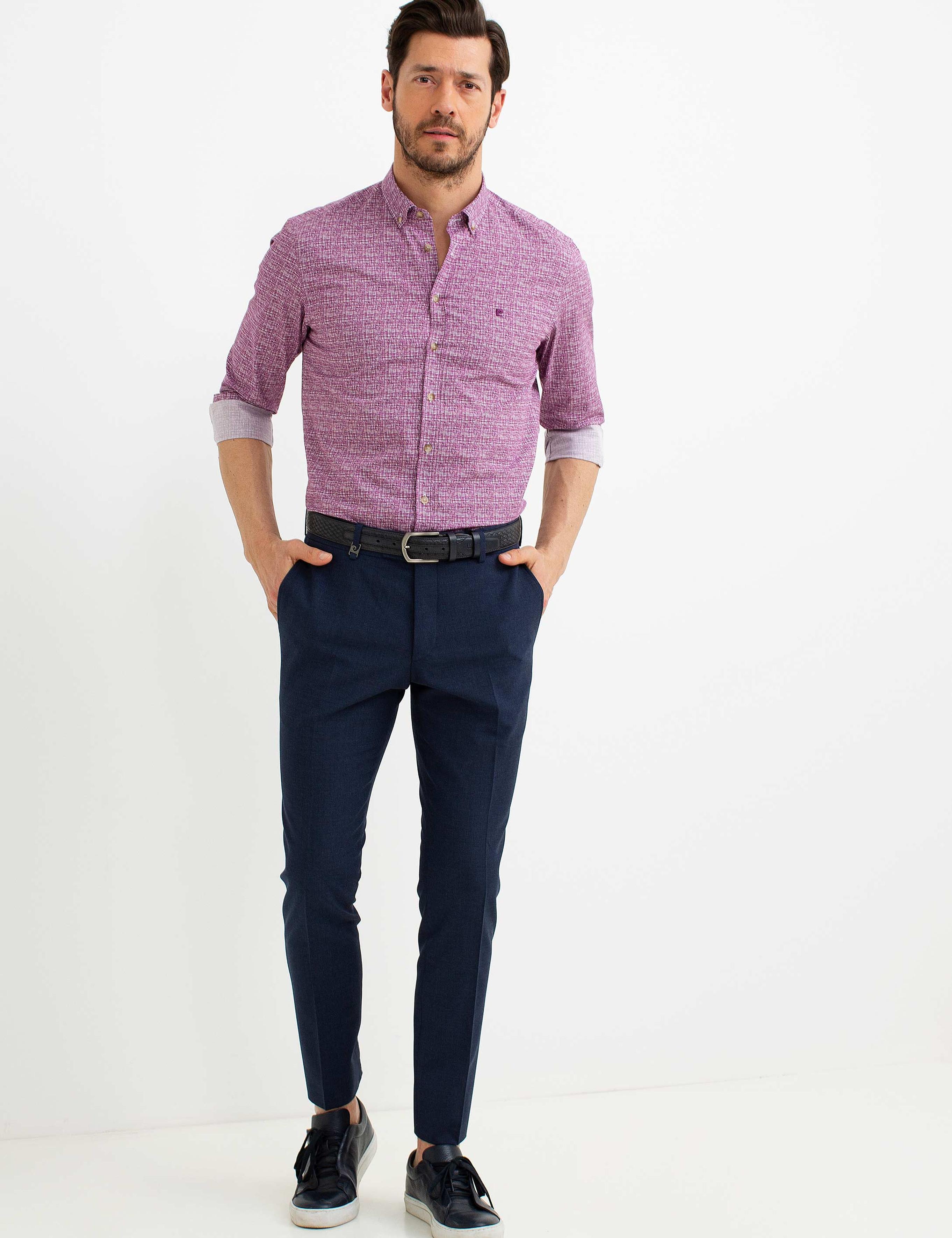 PEMBE GOMLEK UZUNKOL