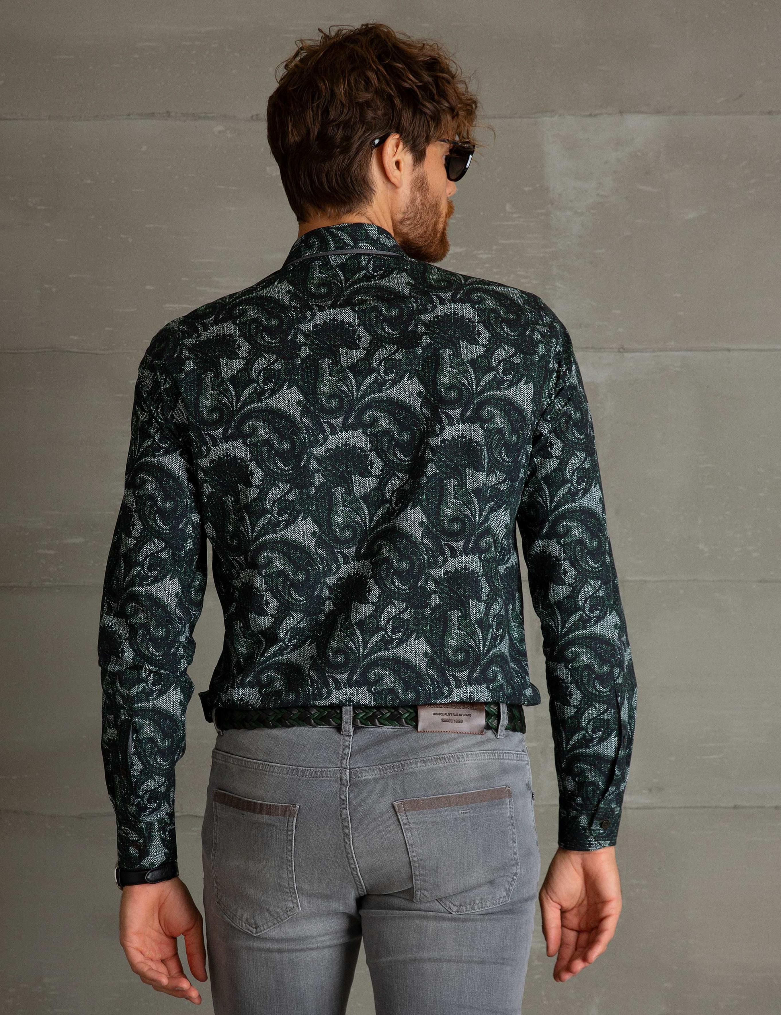 Yeşil Slim Fit Gömlek