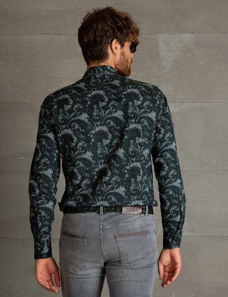 Yeşil Slim Fit Gömlek - 50193947019