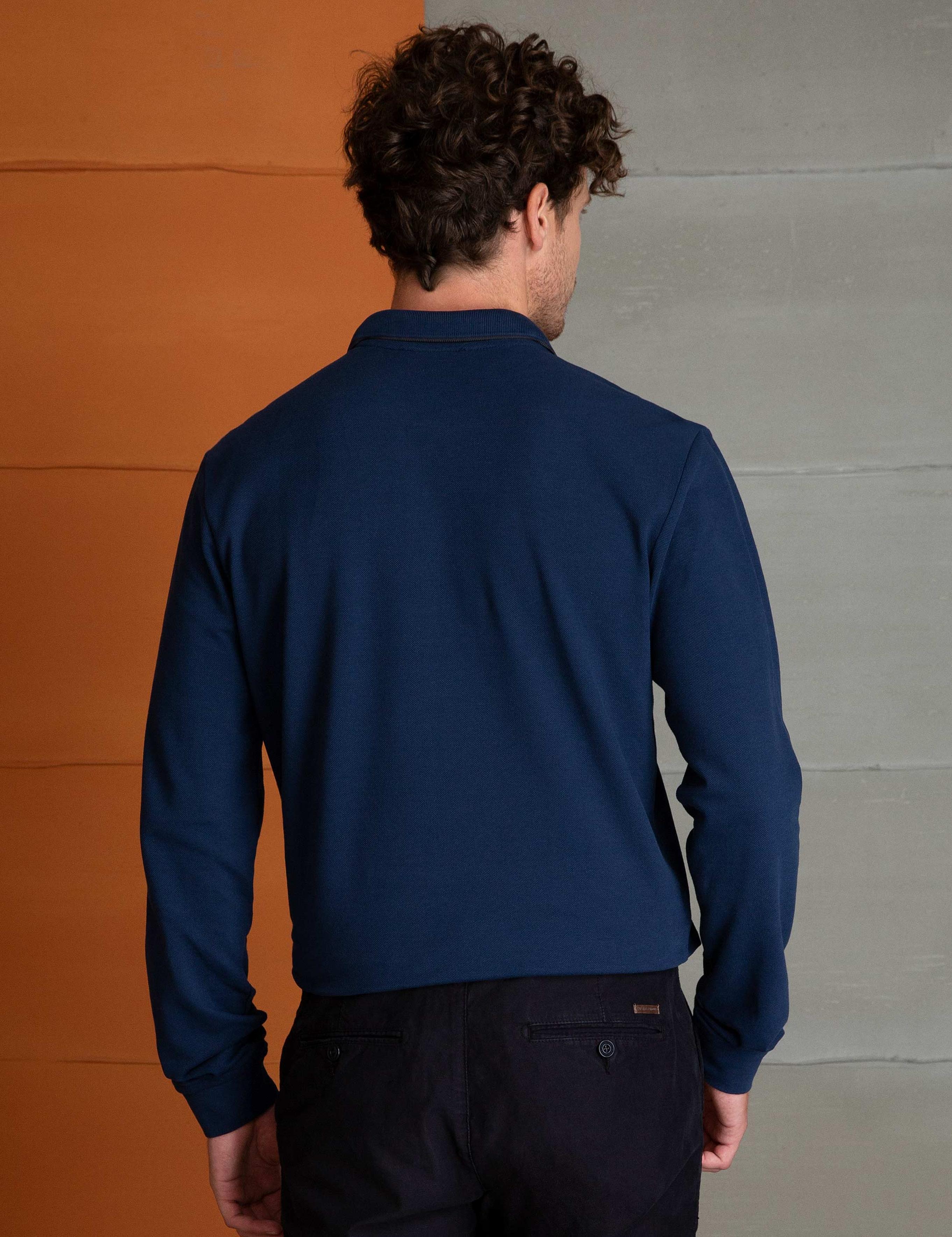 Lacivert Slim Fit Sweatshirt