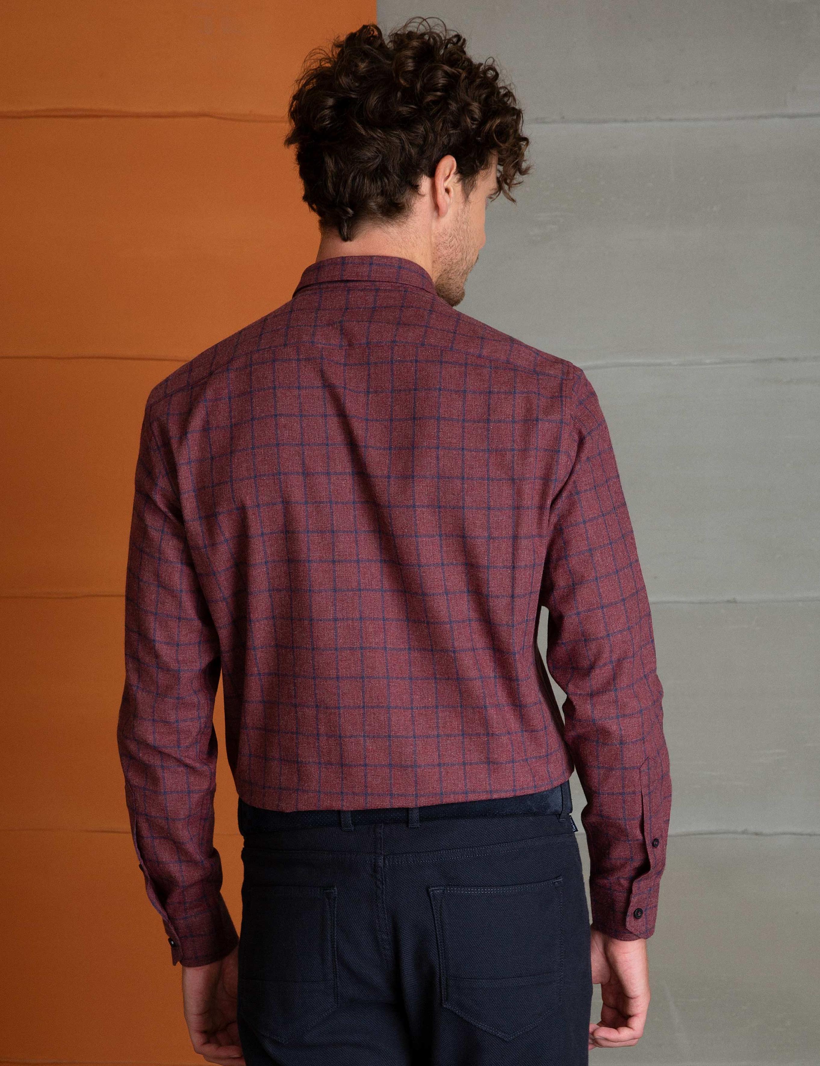 Bordo Regular Fit Gömlek