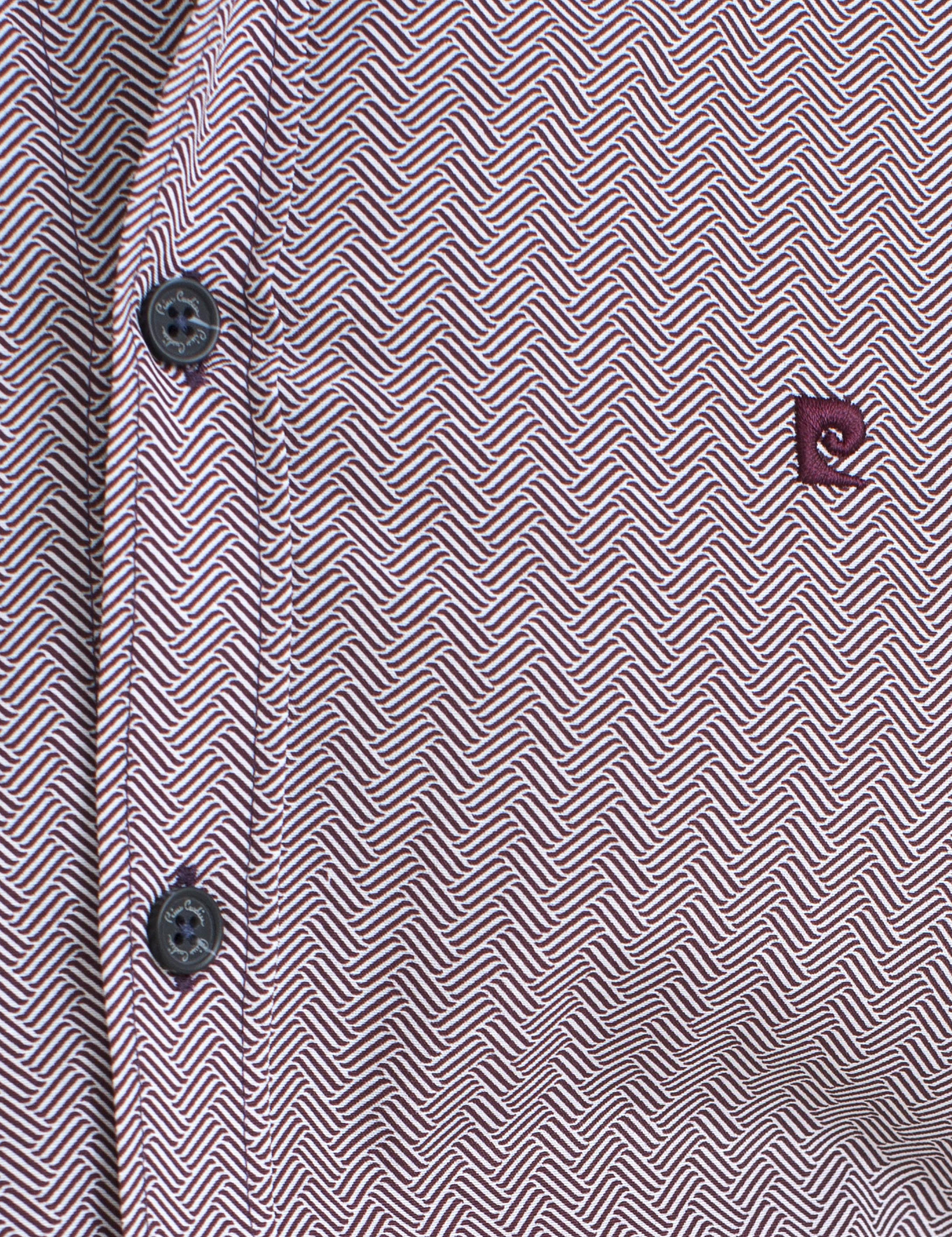 Bordo Slim Fit Gömlek