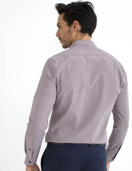 Bordo Slim Fit Gömlek - 50195892006