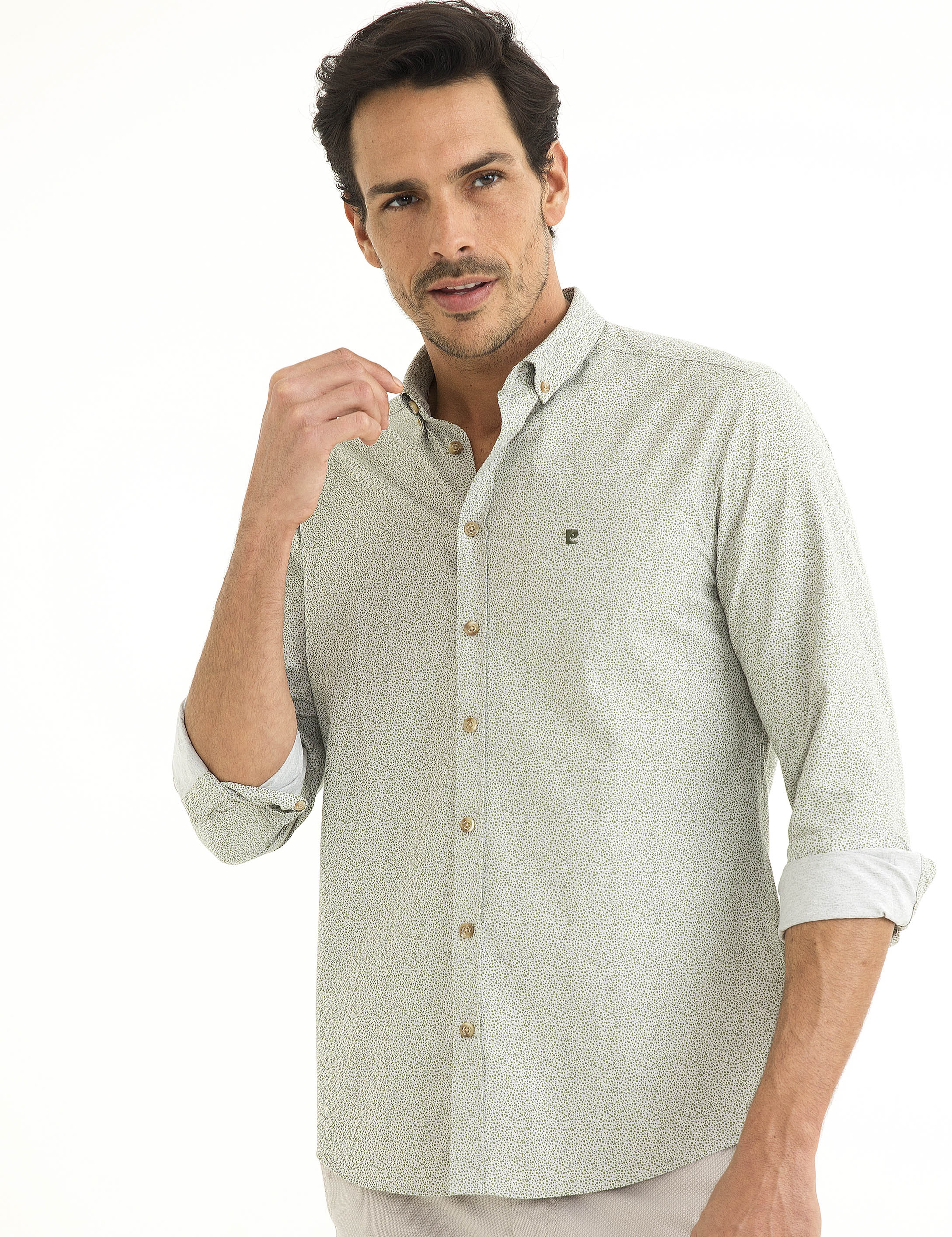 Yeşil Slim Fit Gömlek - Image 1